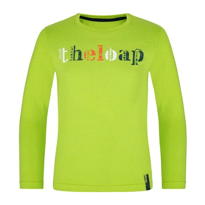 Loap (navržené v ČR, ušito v Asii) Chlapecké triko Loap Bicer světle zelené