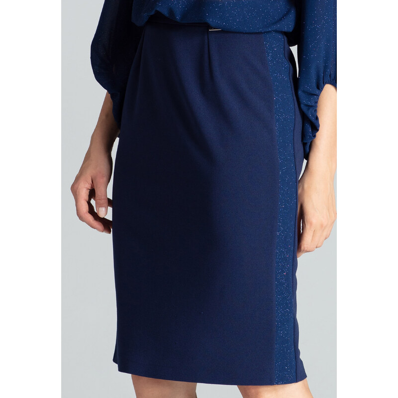 Figl Woman's Skirt M688 Navy Blue