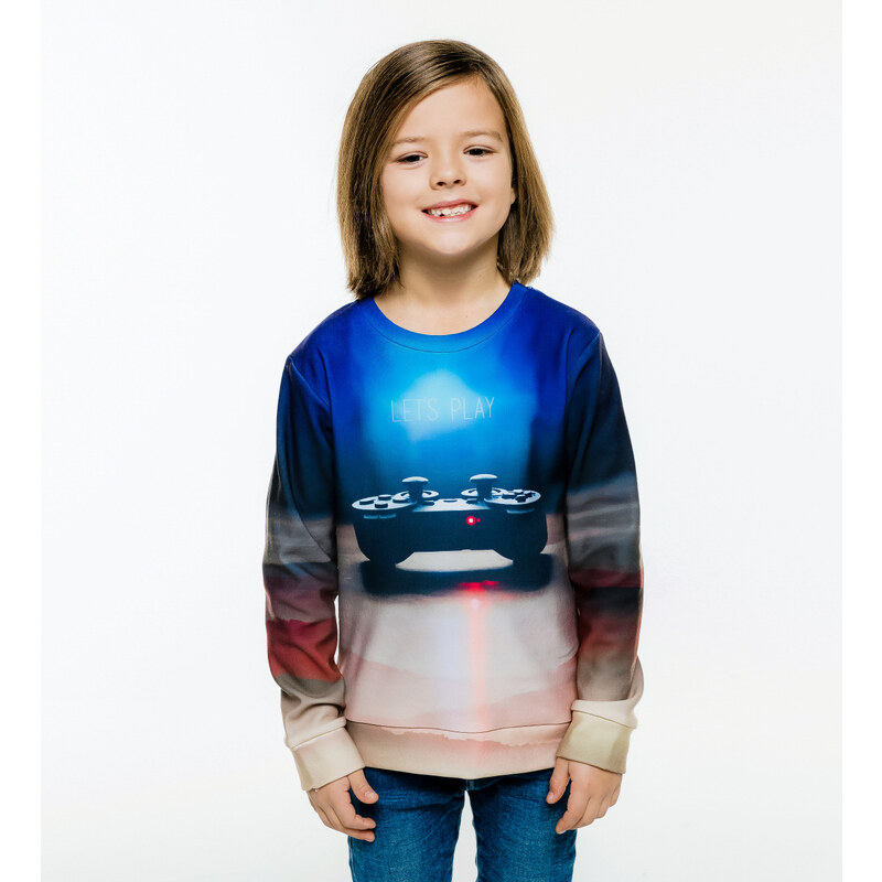 Mr. GUGU & Miss GO Kids's Sweater KS-PC532 Navy Blue