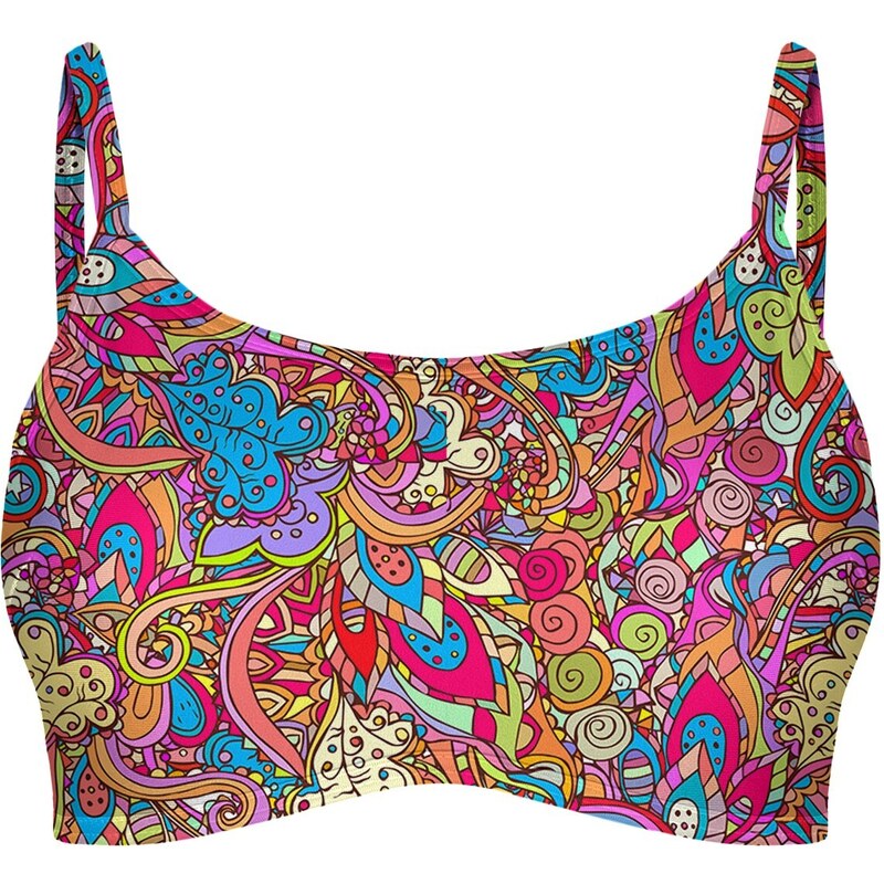 Bikiny vrchní díl Mr. GUGU & Miss GO INDIAN PATTERN