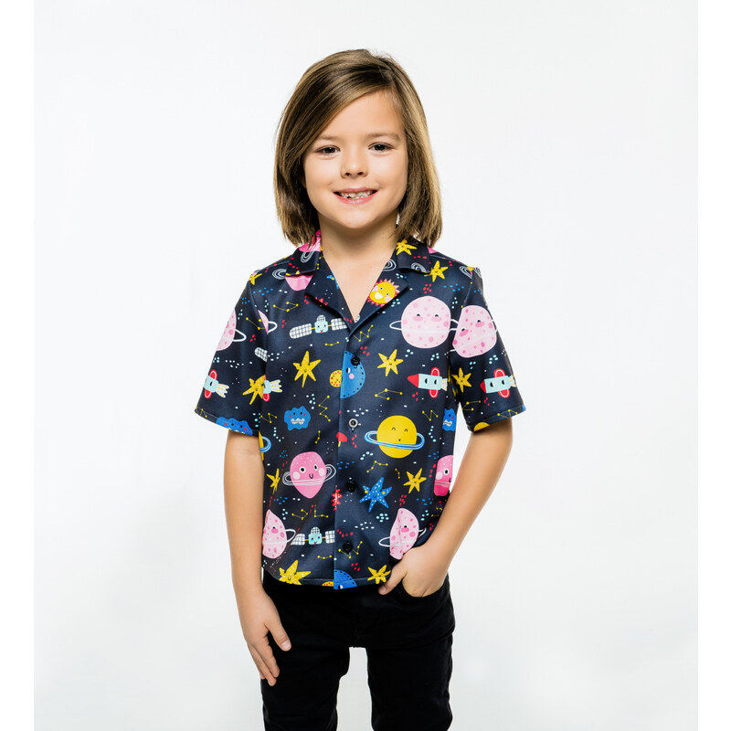 Mr. GUGU & Miss GO Kids's Shirt SH-K1603