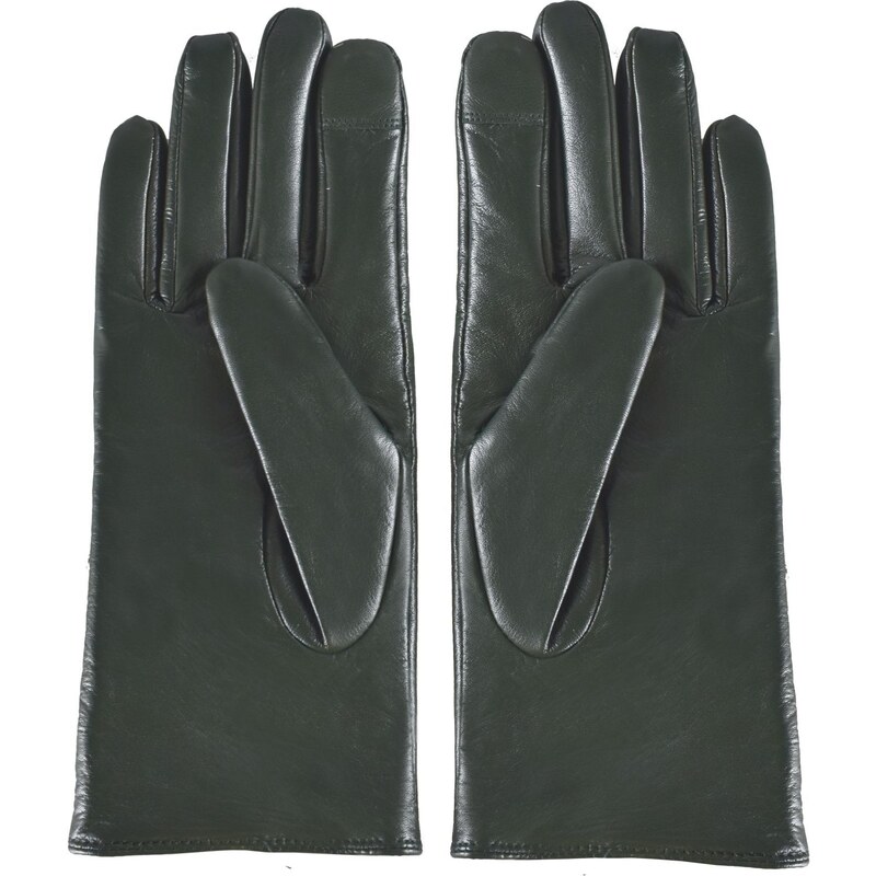 Semiline Woman's Women Leather Antibacterial Gloves P8202