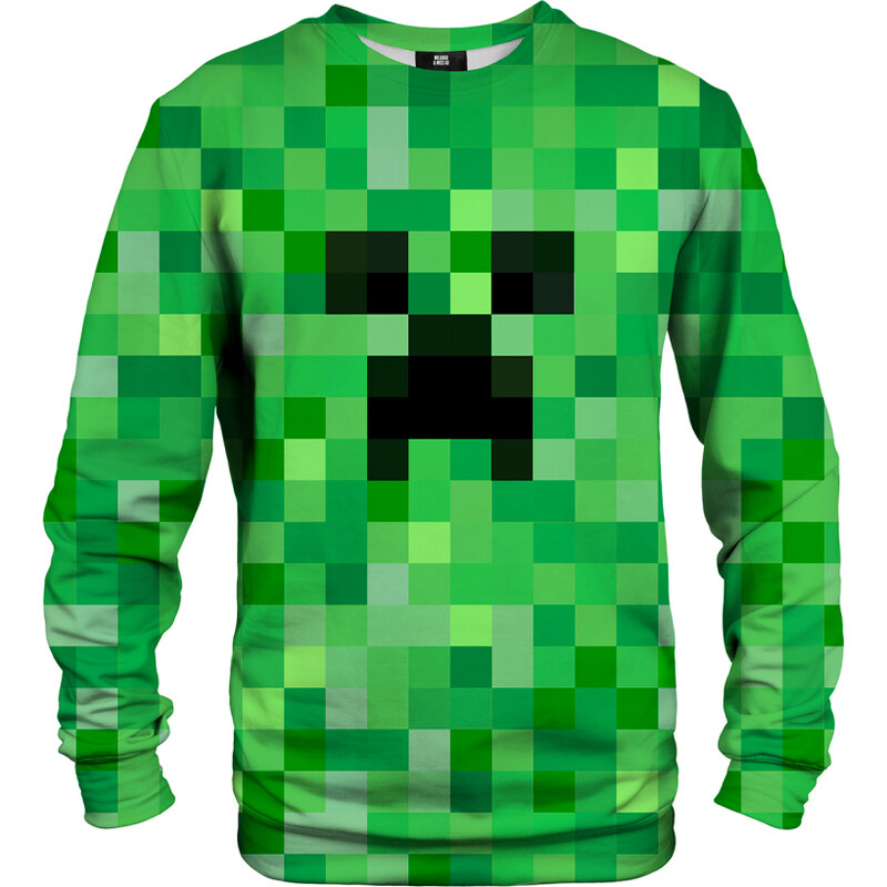 Mr. GUGU & Miss GO Unisex's Pixel Creeper Sweater S-Pc2357