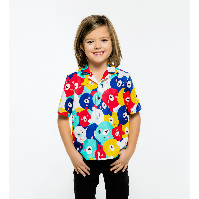 Mr. GUGU & Miss GO Kids's Shirt SH-K1594