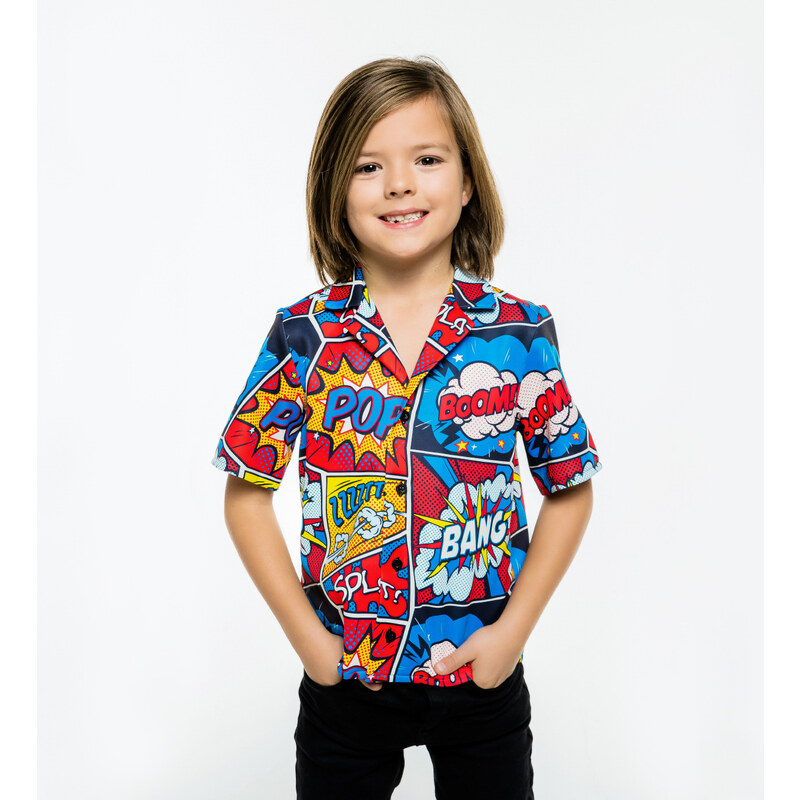 Mr. GUGU & Miss GO Kids's Shirt SH-K1487