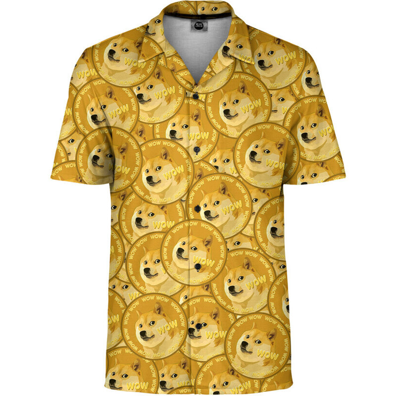 Mr. GUGU & Miss GO Unisex's Doge Wow Shirt Sh-Man-Sht2178
