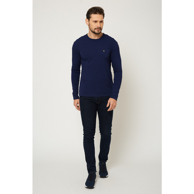 Lumide Man's Blouse LU03 Navy Blue