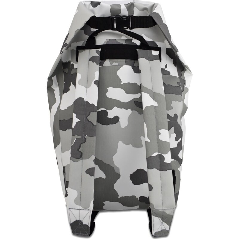 Semiline Man's Backpack A3003-1 Grey Camo