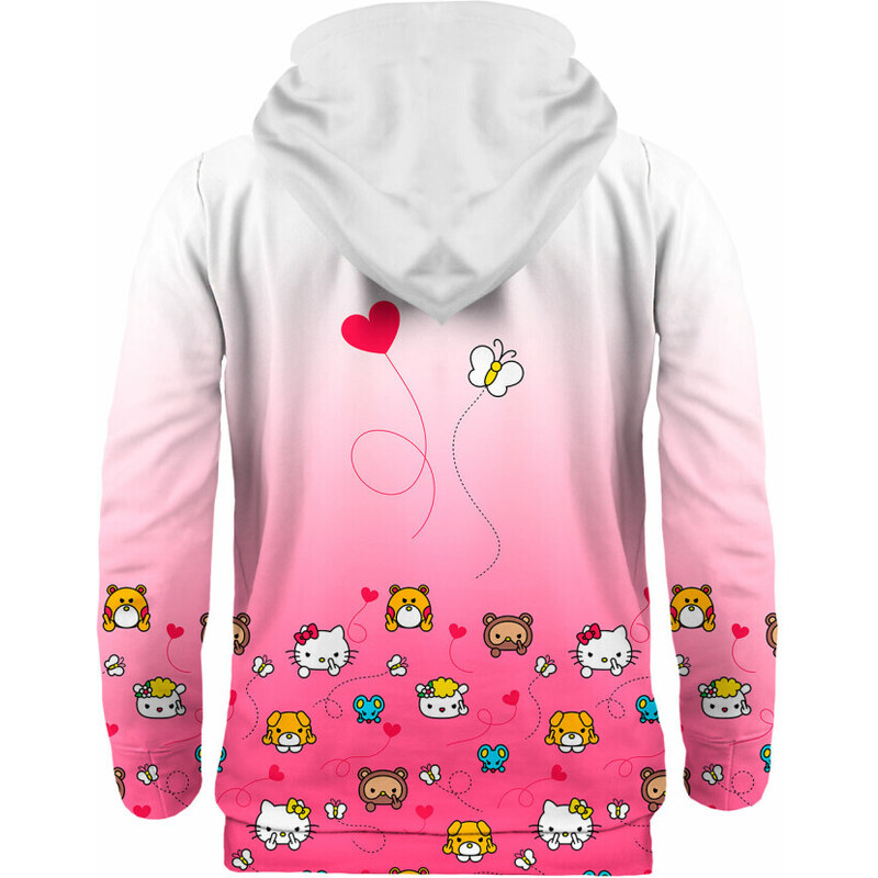 Mr. GUGU & Miss GO Unisex's Angry Kitty Hoodie H-K2230