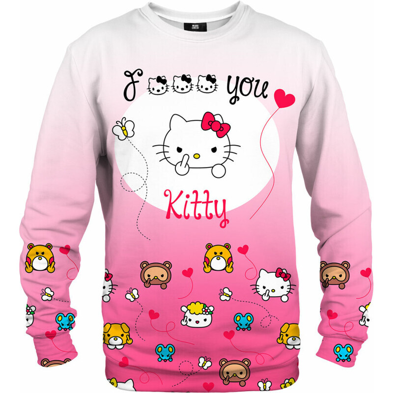Mr. GUGU & Miss GO Unisex's Angry Kitty Sweater S-Pc2230
