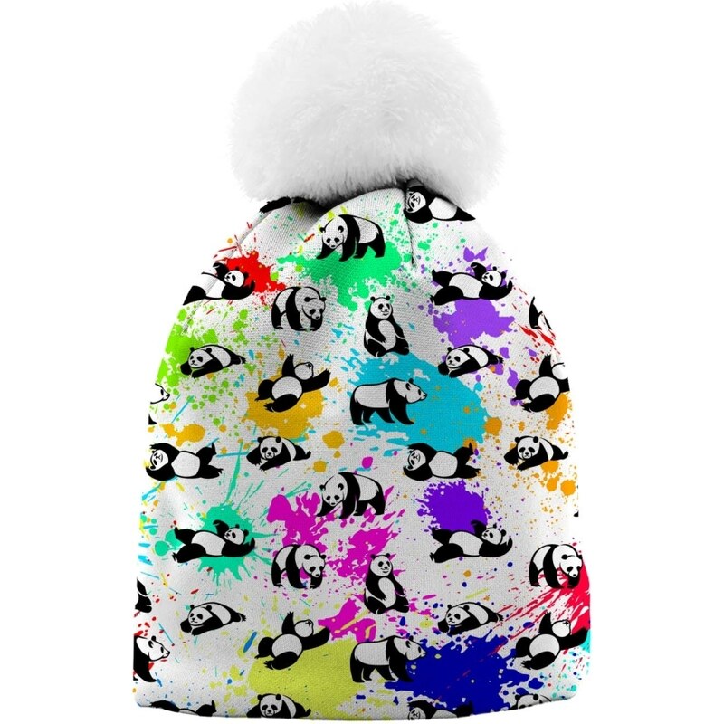 Mr. GUGU & Miss GO Woman's Colours Of Panda Beanie WB21WH 2251