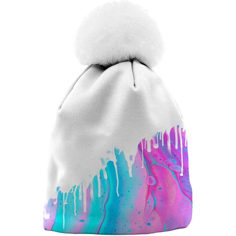 Mr. GUGU & Miss GO Woman's Paint Droplets Beanie WB21WH 2366