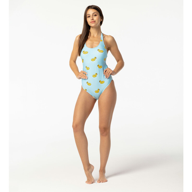 Aloha From Deer Woman's Duckbuoy Open Back Swimsuit SSOB AFD783