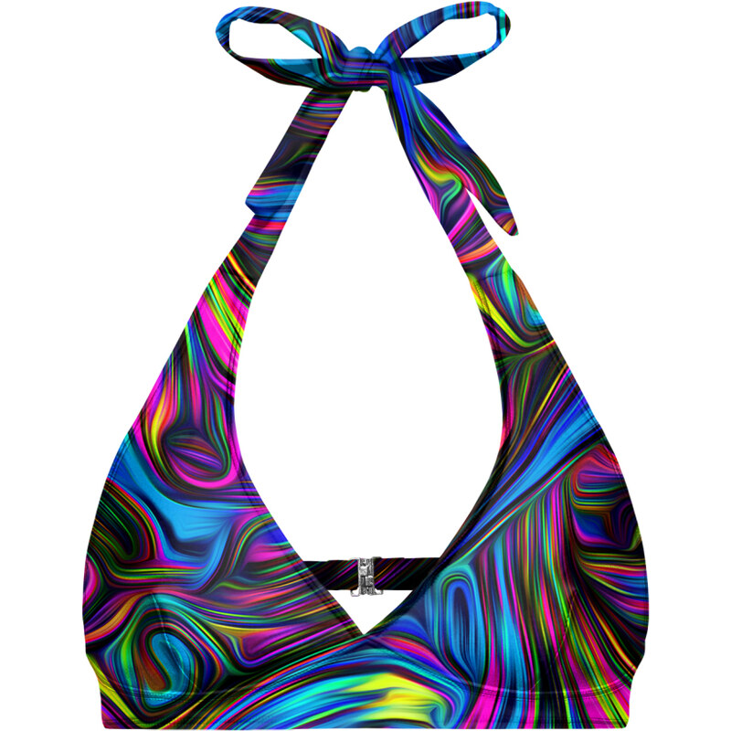 Aloha From Deer Woman's Spill The Tint Halter Neck Bikini Top BTH AFD881