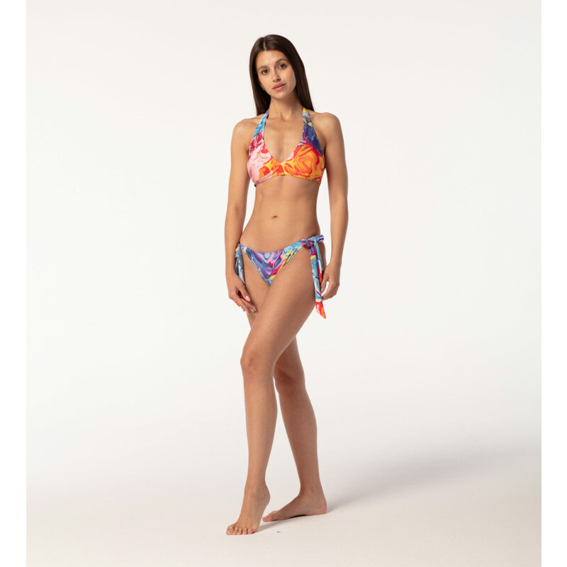 Aloha From Deer Woman's Paintjob Halter Neck Bikini Top BTH AFD325