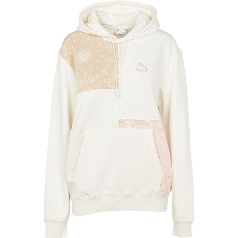 Dámská mikina Puma Paisley Hoody White-Pink