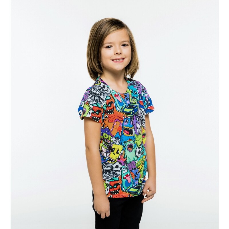 Mr. GUGU & Miss GO Kids's T-shirt KTS-P1595