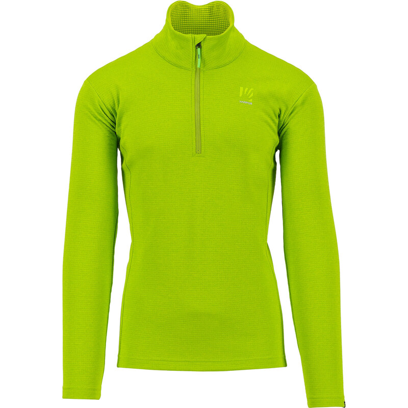 Karpos Pizzocco Half Zip flíská limetková