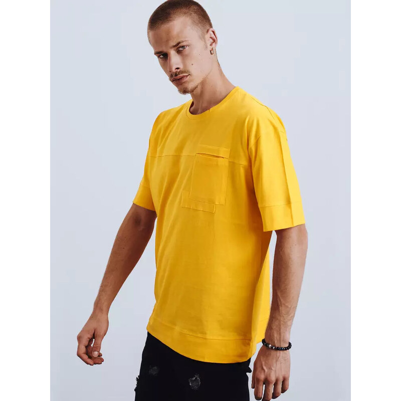 Žluté pánské tričko Dstreet
