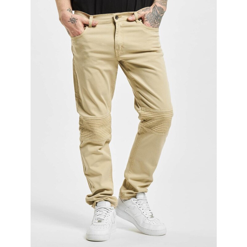 Rocawear Straight Fit Jeans Quilted Khaki