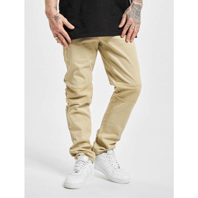 Rocawear Straight Fit Jeans Quilted Khaki