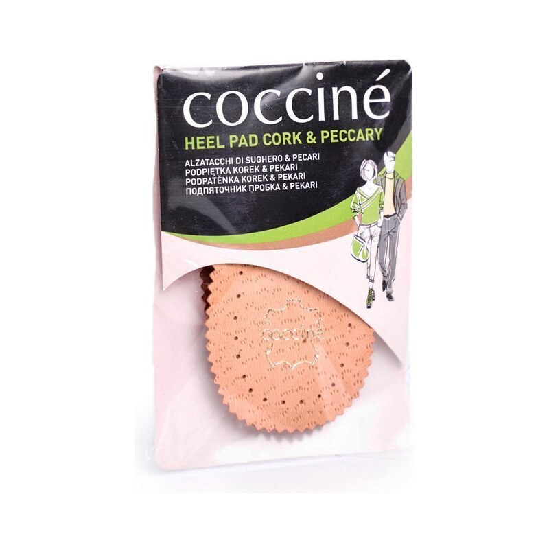 Kesi Coccine Heel Pad Corck And Leather Peccary