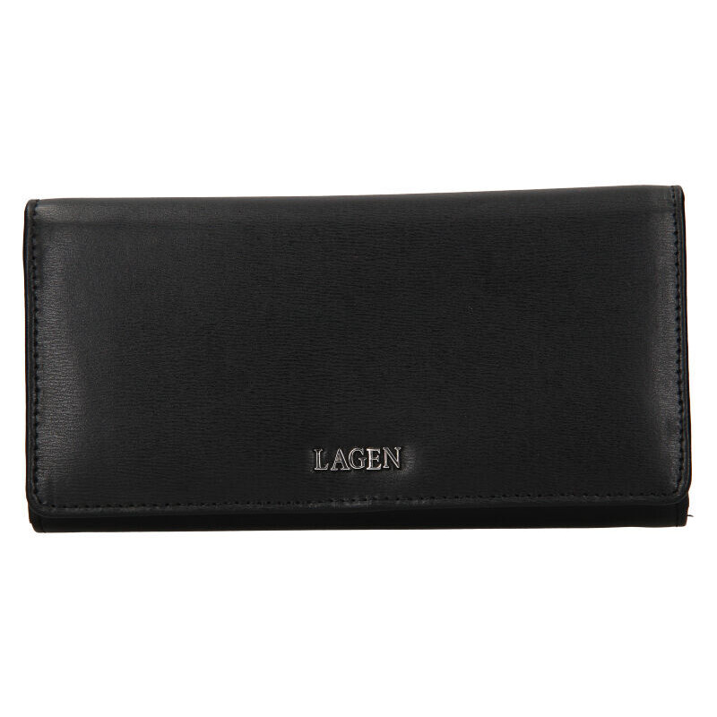 Dámská kožená peněženka Lagen 50310/1 Black 76517718
