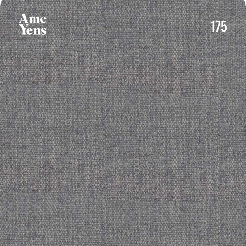Modro šedá látková dvoumístná pohovka Ame Yens Pomo 195 cm