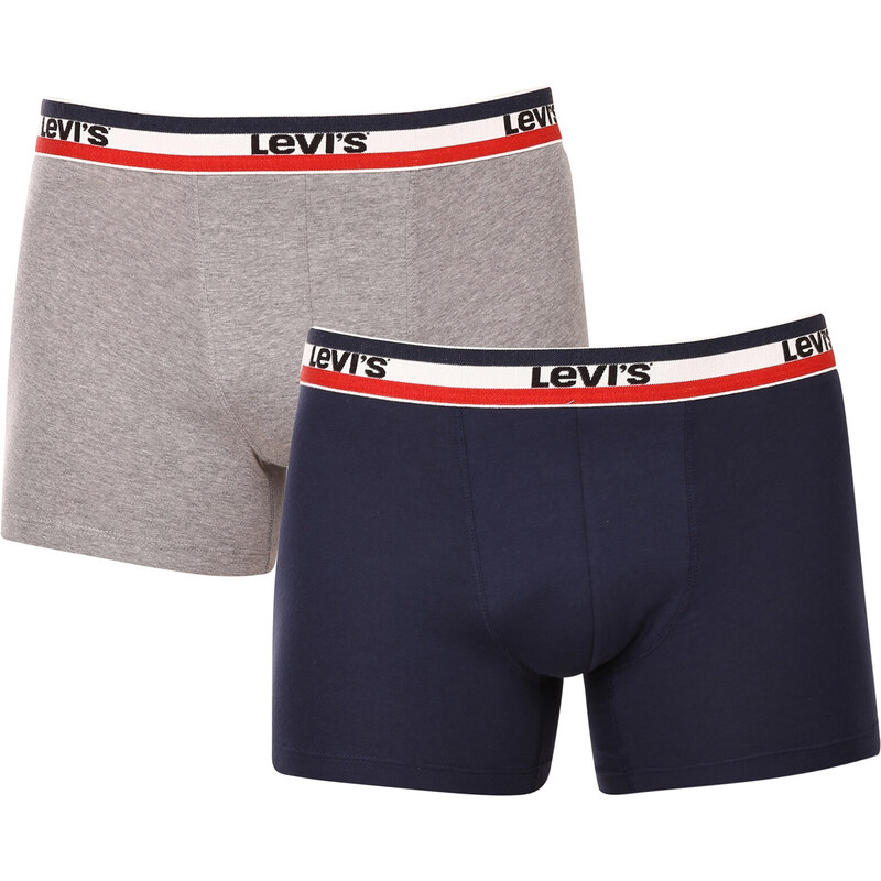 2PACK pánské boxerky Levis vícebarevné (905005001 198)