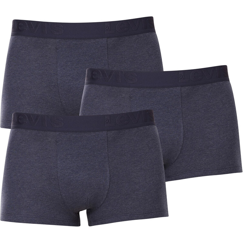 3PACK pánské boxerky Levis modré (905042001 008)