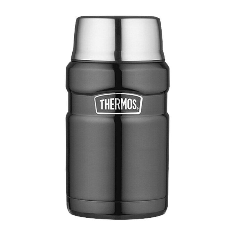 Thermos Termoska na jídlo se šálkem - metalicky šedá 710 ml