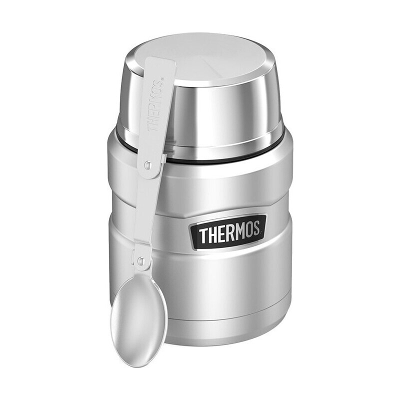 Thermos Termoska na jídlo se skládácí lžící a šálkem - nerez 470 ml