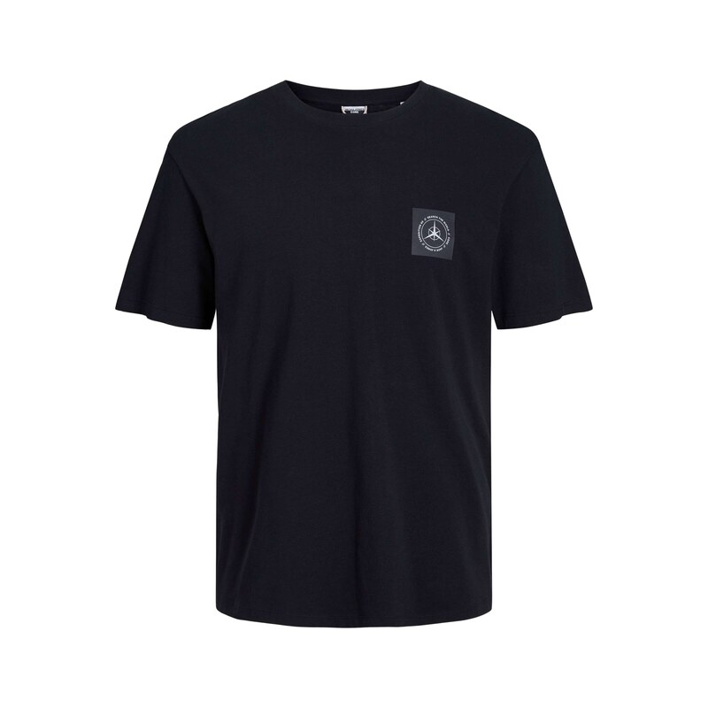 JACK & JONES Tričko JCOFilo šedá / oranžová / černá / bílá
