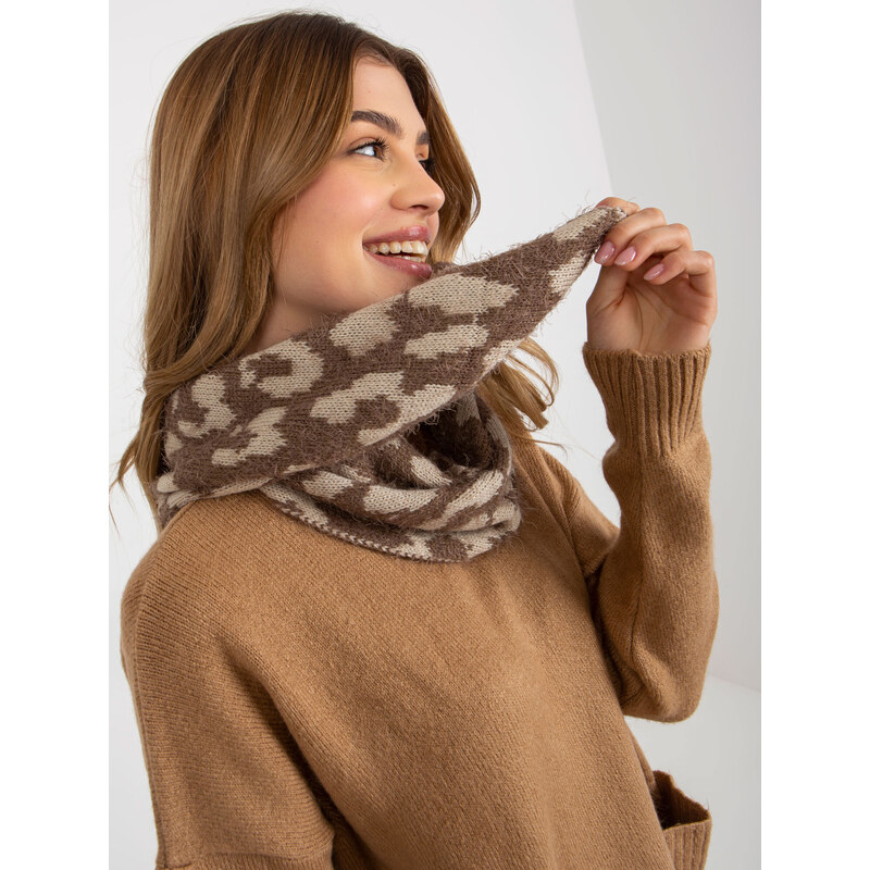 Factory Price Scarf-AT-KM-ENEC-B63-1.44P-dark beige