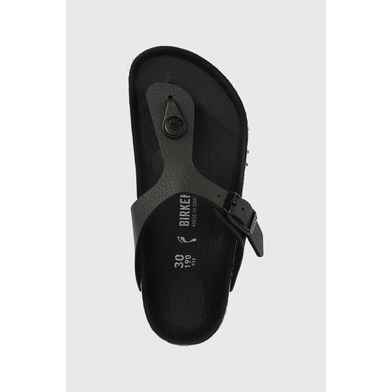 Dětské žabky Birkenstock Gizeh černá barva