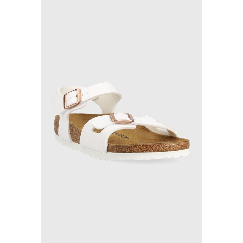 Dětské sandály Birkenstock Rio bílá barva