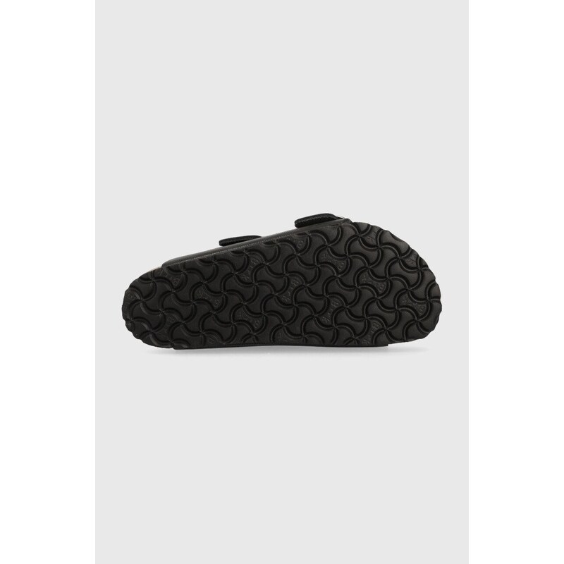 Kožené pantofle Birkenstock ARIZONA BIG BUCKLE dámské, černá barva, 1011074