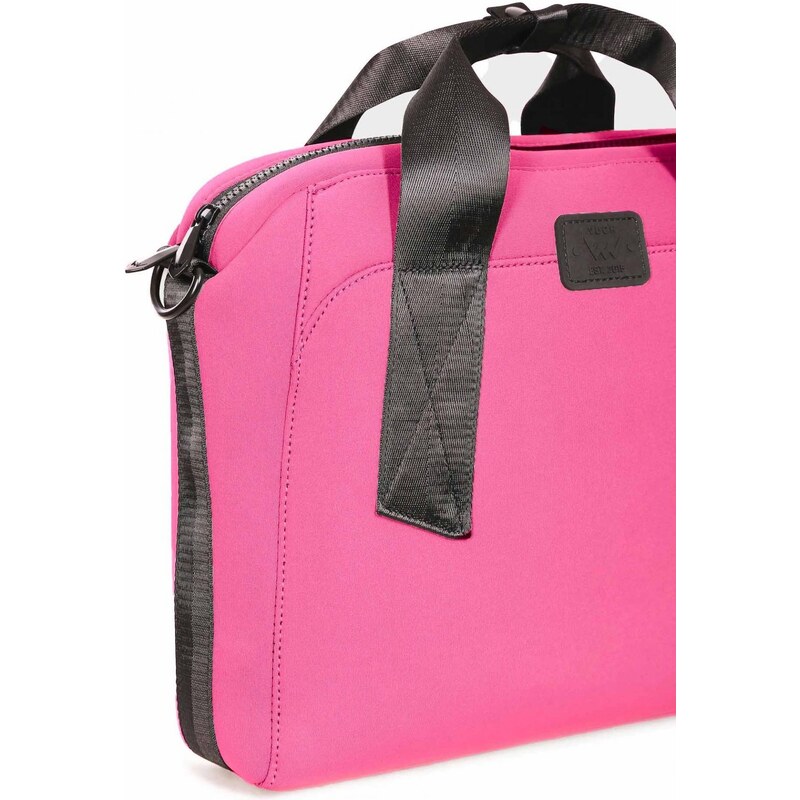 Stylová dámská neoprenová taška na notebook VUCH Rosearie, růžová