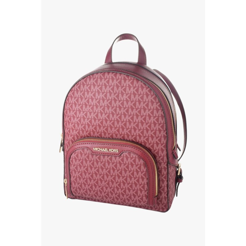 Michael Kors JAYCEE MD backpack monogram vínová dámský batoh