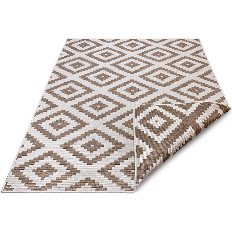 NORTHRUGS - Hanse Home koberce Kusový koberec Twin-Wendeteppiche 105460 Linen – na ven i na doma - 80x150 cm