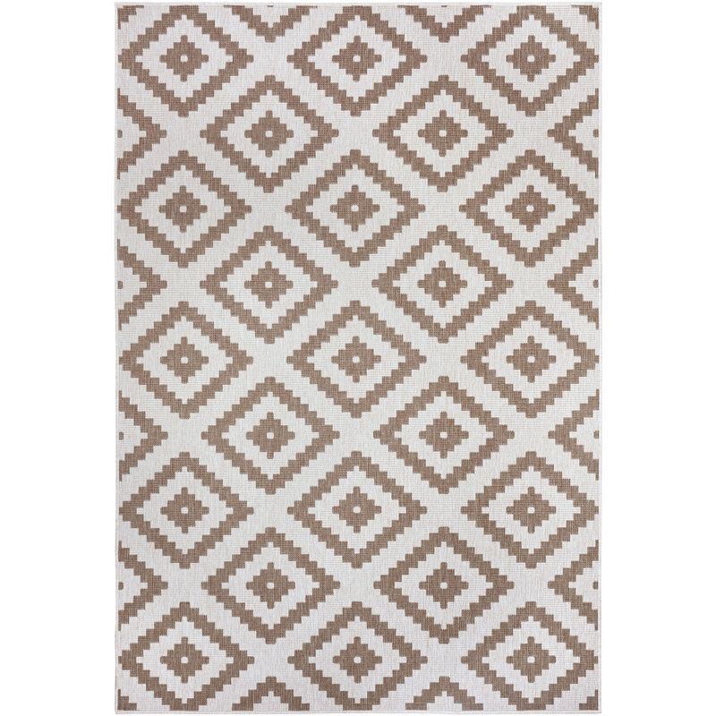 NORTHRUGS - Hanse Home koberce Kusový koberec Twin-Wendeteppiche 105460 Linen – na ven i na doma - 80x150 cm