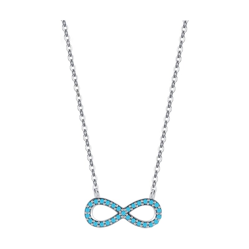 GRACE Silver Jewellery Stříbrný náhrdelník Nekonečno, stříbro