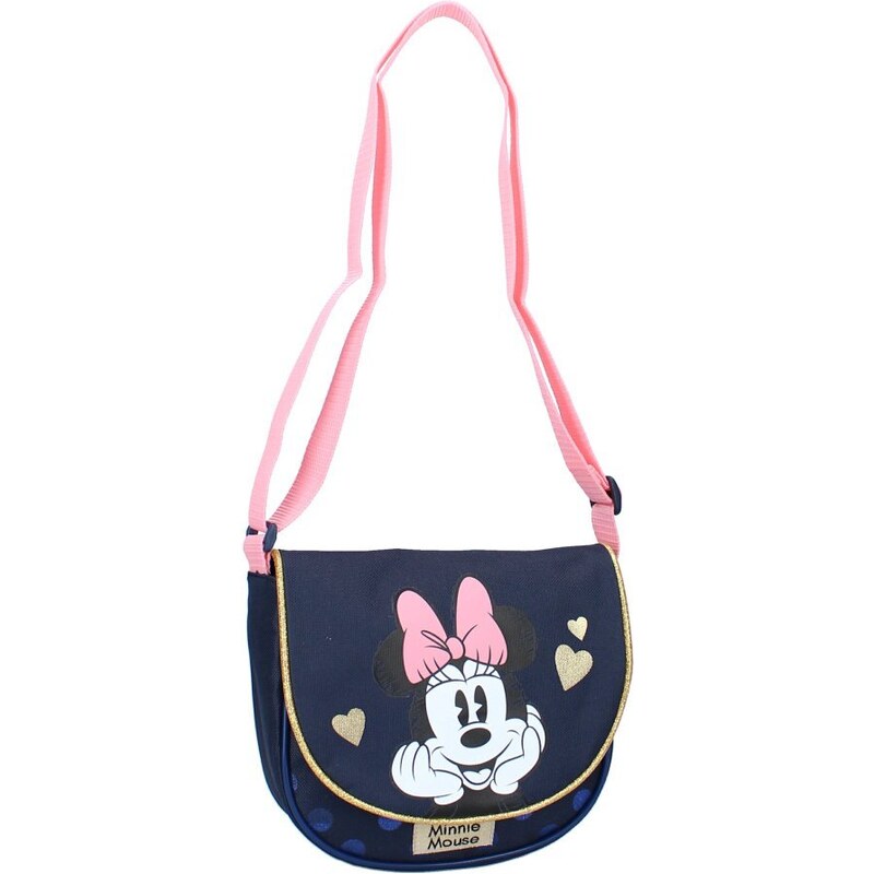 Vadobag Dětská / dívčí taška přes rameno Minnie Mouse - Disney - motiv Glitter Love