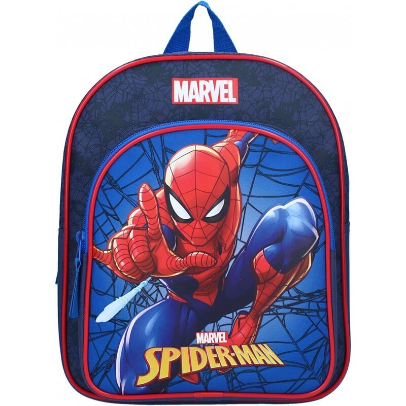 Vadobag Dětský / chlapecký batoh s přední kapsou Spiderman - MARVEL