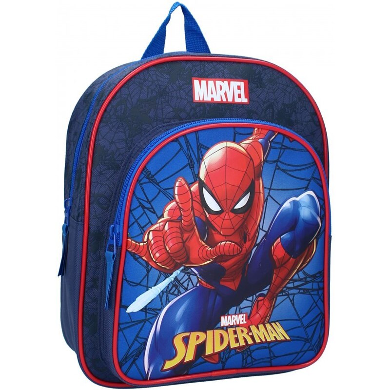 Vadobag Dětský / chlapecký batoh s přední kapsou Spiderman - MARVEL