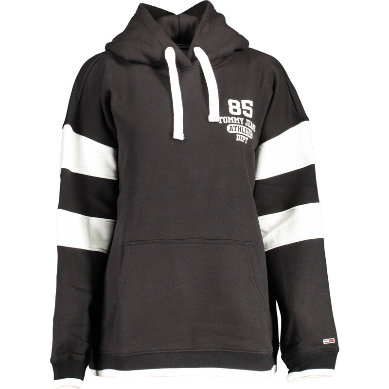 Černá mMikina Tommy Hilfiger s kapucí