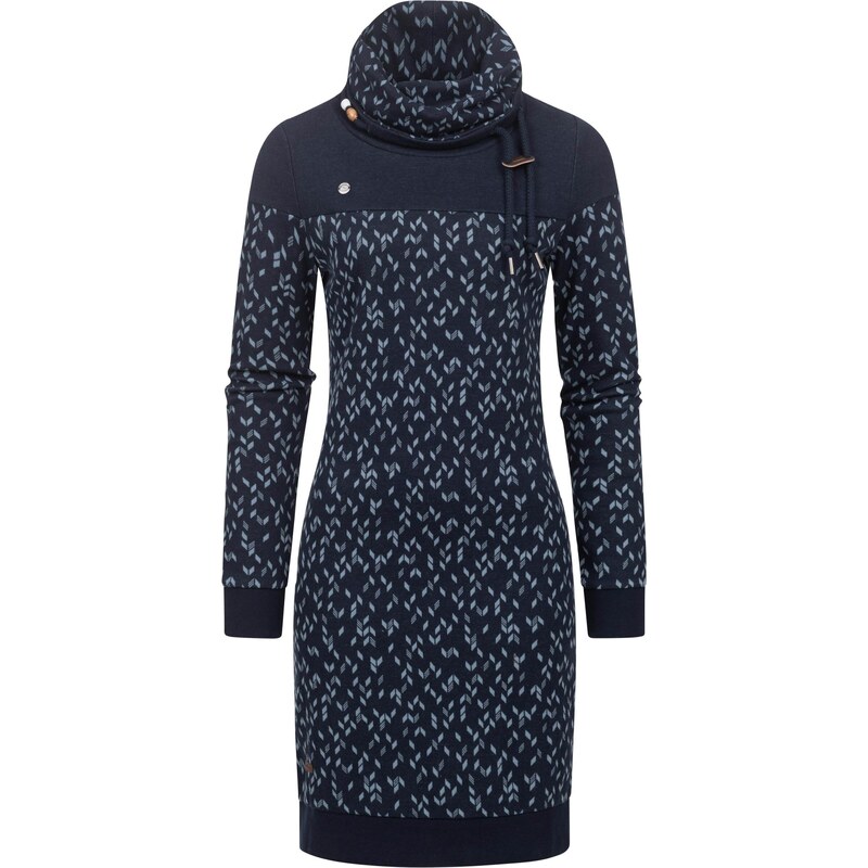 Ragwear Šaty 'Chloe' námořnická modř / světlemodrá