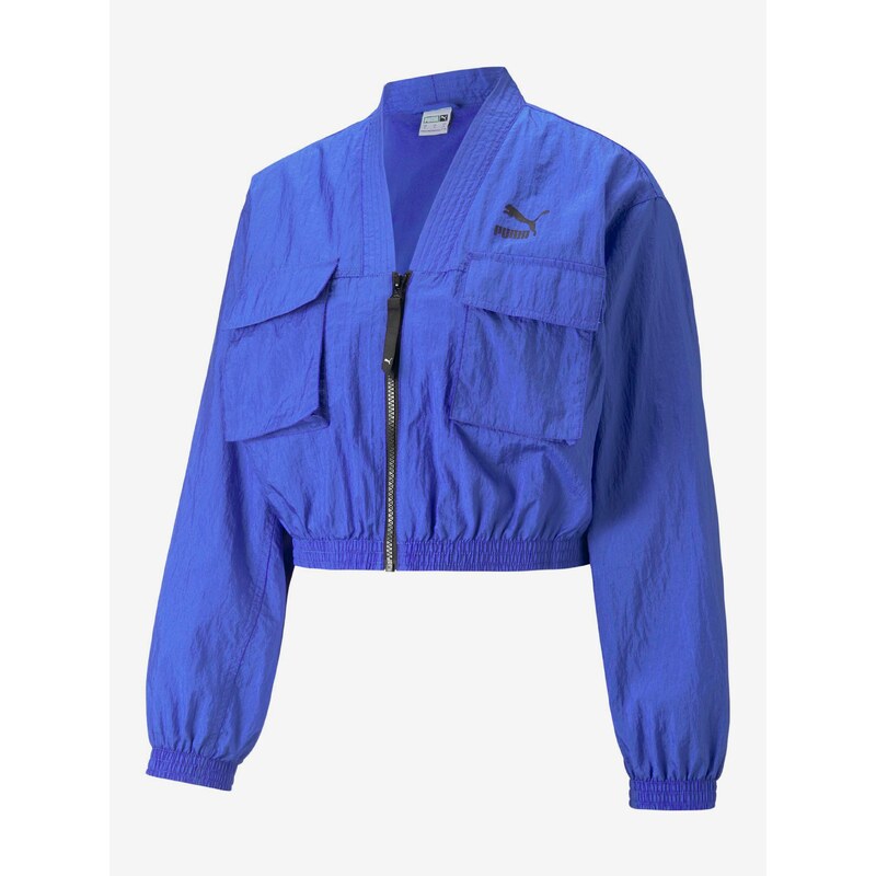 Modrá dámská šusťáková bunda Puma Dare To - Dámské