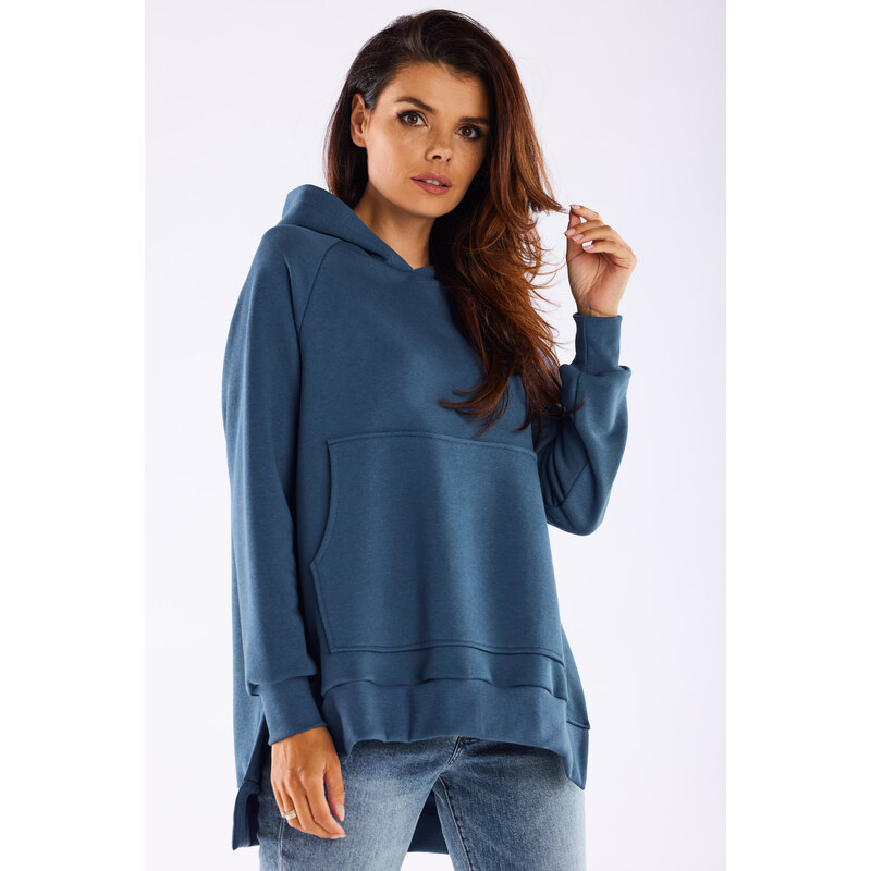 Infinite You Womans Hoodie M280 Blue
