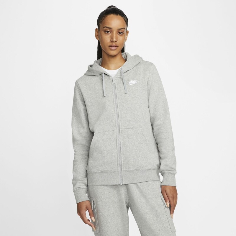 Nike Sportswear Club Fleece DK GREY HEATHER/WHITE